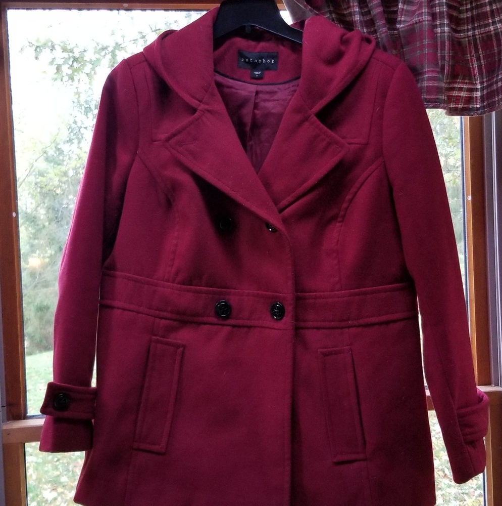 Cranberry Women's 1X Peacoat